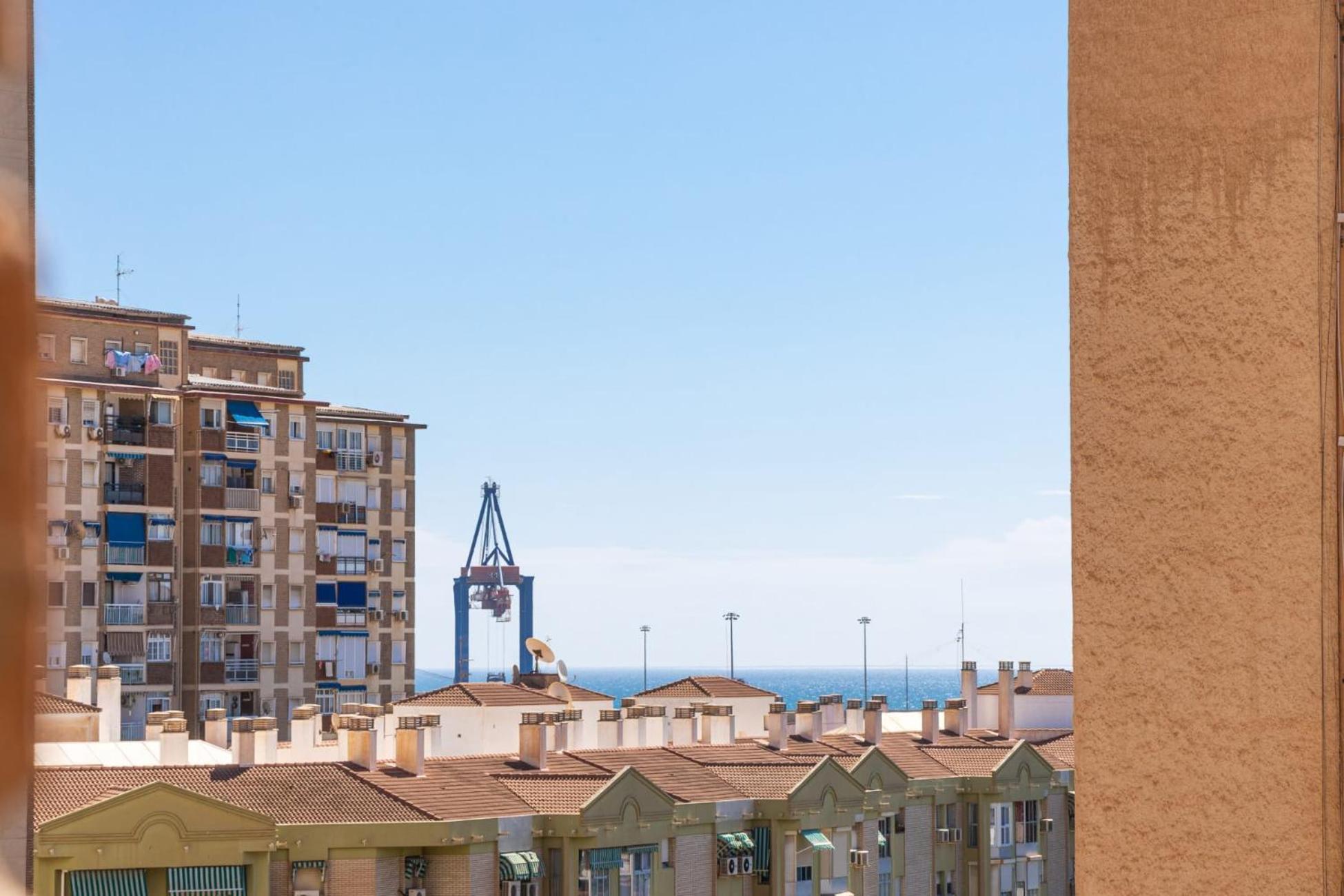 " El Rebalaje"Playa 550M-Centro 1'8Km-Parking Daire Málaga Dış mekan fotoğraf